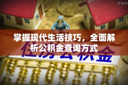 迎泽掌握现代生活技巧，全面解析公积金查询方式