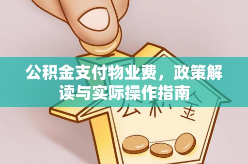 迎泽公积金支付物业费，政策解读与实际操作指南