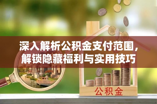 迎泽深入解析公积金支付范围，解锁隐藏福利与实用技巧