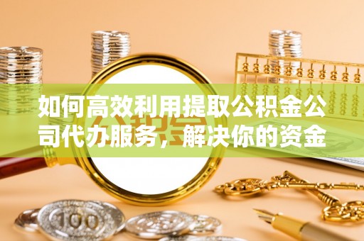 迎泽如何高效利用提取公积金公司代办服务，解决你的资金难题