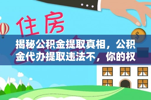 迎泽揭秘公积金提取真相，公积金代办提取违法不，你的权益如何保障？