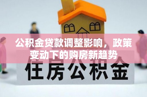 迎泽公积金贷款调整影响，政策变动下的购房新趋势
