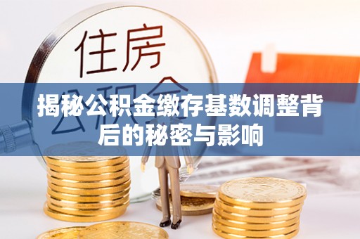 迎泽揭秘公积金缴存基数调整背后的秘密与影响