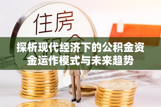 迎泽探析现代经济下的公积金资金运作模式与未来趋势