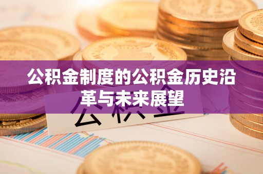 迎泽公积金制度的公积金历史沿革与未来展望